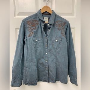 Women’s Panhandle Slim Western Shirt L